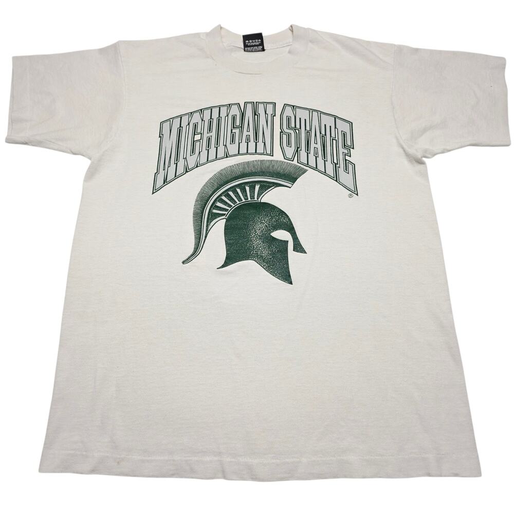 Vintage Michigan State Spartans T-Shirt Men’s Large Single Stitch 90's NCAA